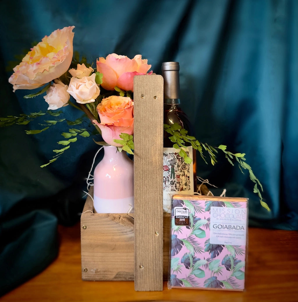 Cheers to You, Valentine! Valentine Flowers & Wine Delivery