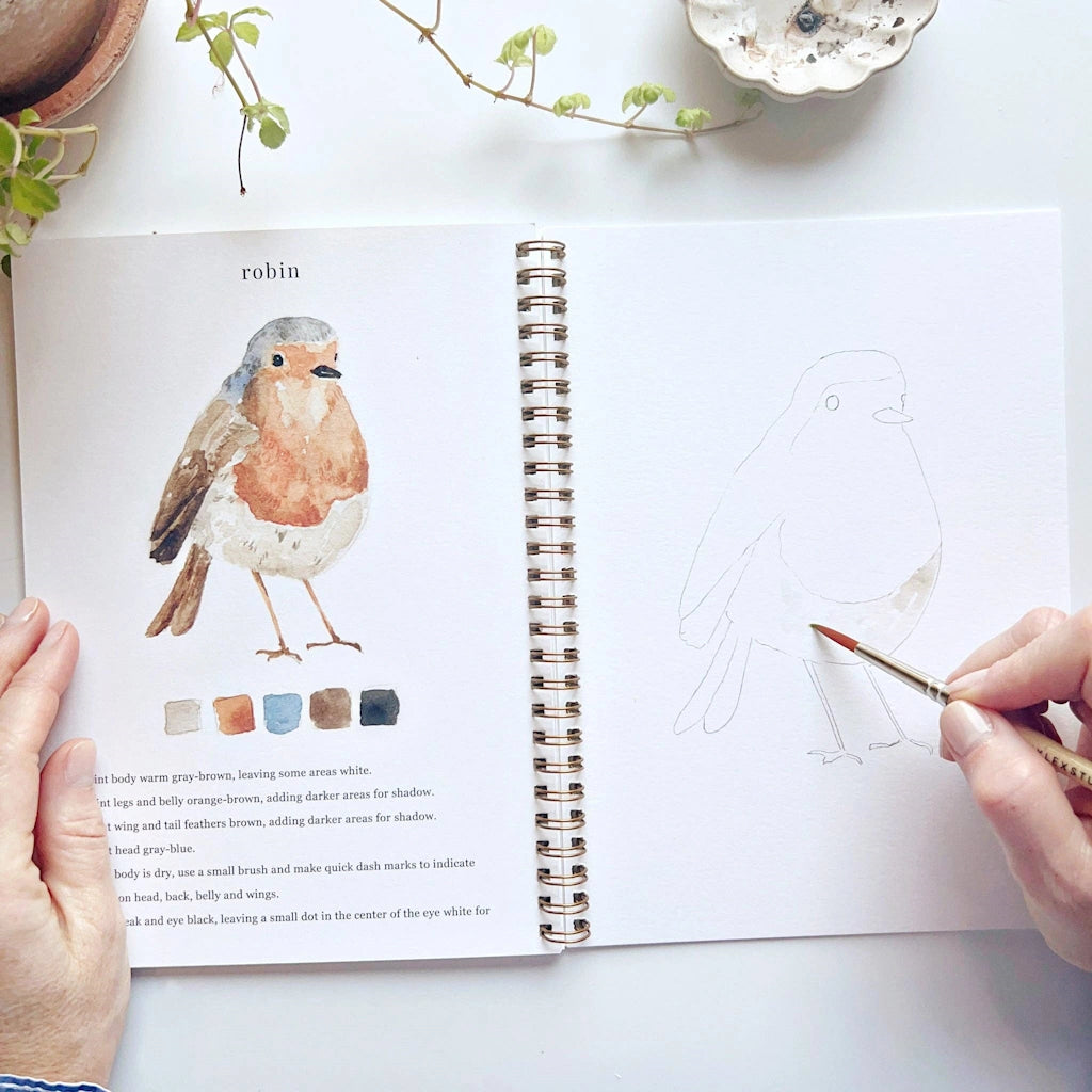 Birds watercolor workbook | Craft gifts in Seattle