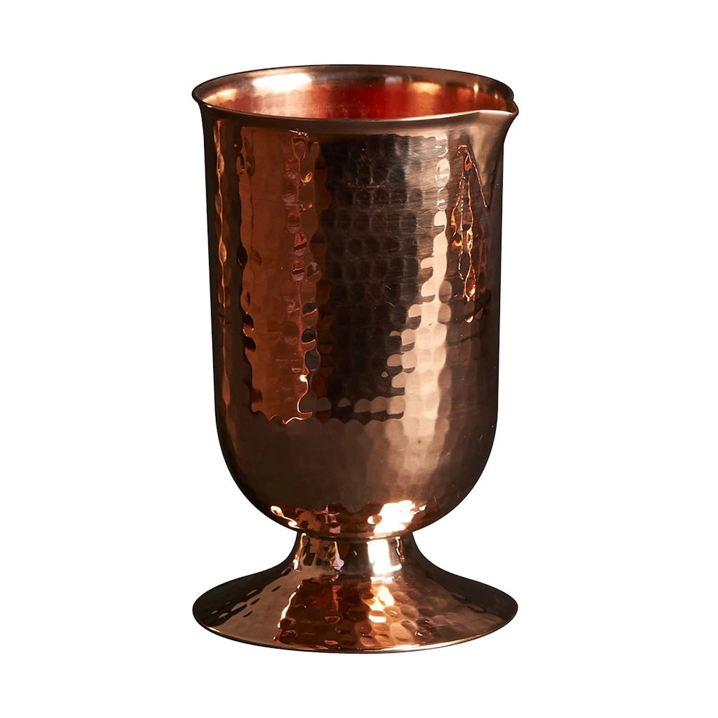 Campanula Design Studios in Seattle presents: Sertodo Copper Cocktail Mixer. This copper pedistal cocktail mixing glass is as beautiful as it is functional.