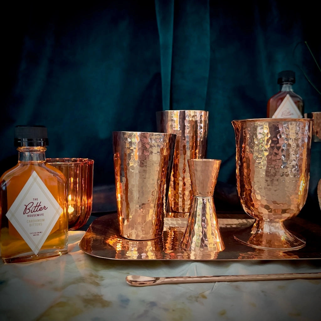 Campanula Design Studios in Seattle presents: "Coppersmith", a collection of copper barware from Sertado Copper.