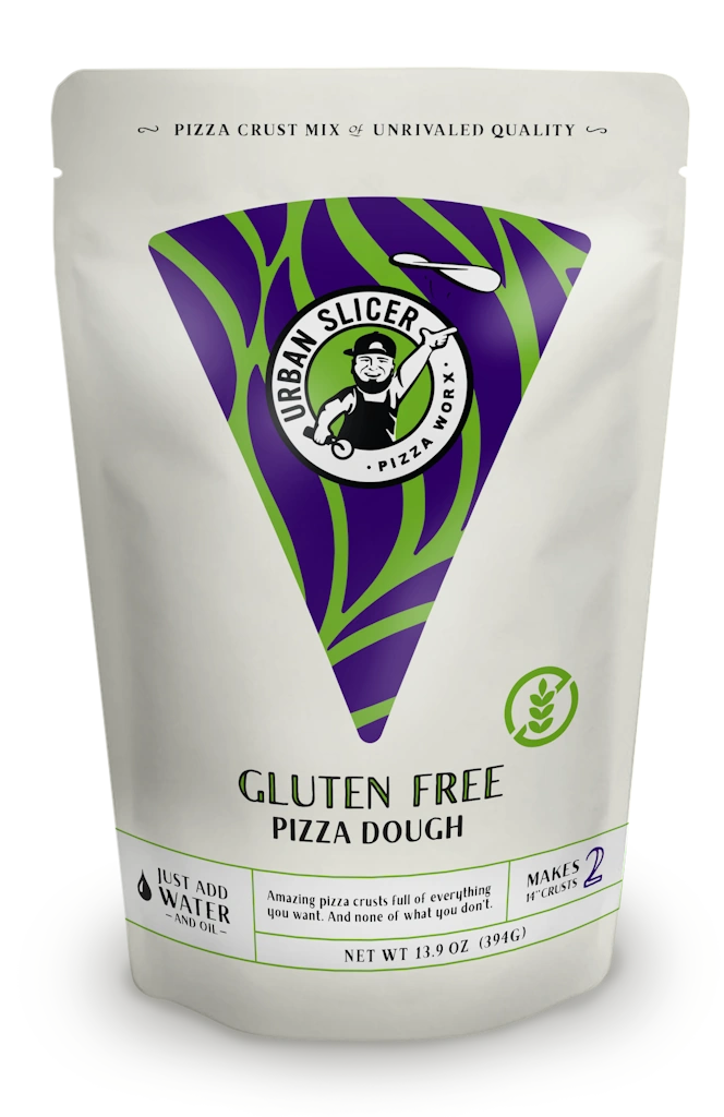 From Campanula Design Studio - Urban Slicer Gluten Free Pizza Dough for pickup from our Magnolia Gift Shop in Seattle, Seattle delivery or Nationwide shipping.