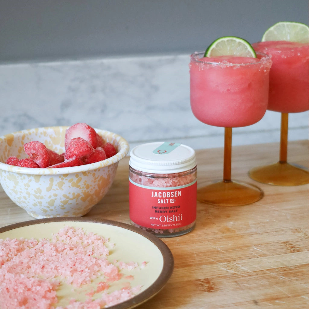 Jacobsen Koyo Berry Infused sea salt.