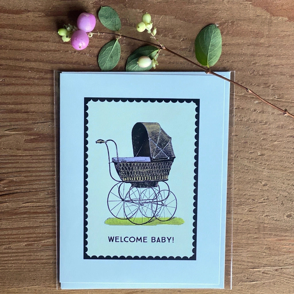 Greeting card upgrade available for your order from Campanula Design Studio. The cards are made by Lucca Paperworks of Seattle. Cards will be handwritten with your message.