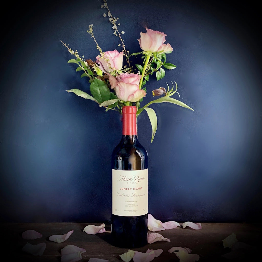 Mark Ryan Winery's Lonely Heart is  just one of the great wines available with Campanula Design's gift baskets or as an add-on to an order of flowers for any occasion.