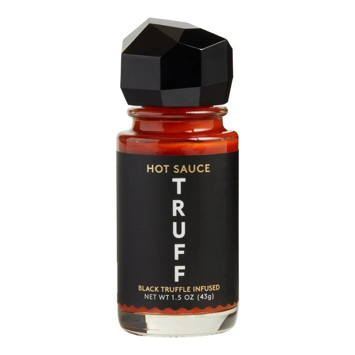 From Campanula Design Studio: A 1.5 oz jar of TRUFF’s Signature Hot Sauce is the pinnacle of heat experience in a small bottle, perfect for a trial size or a small gift.