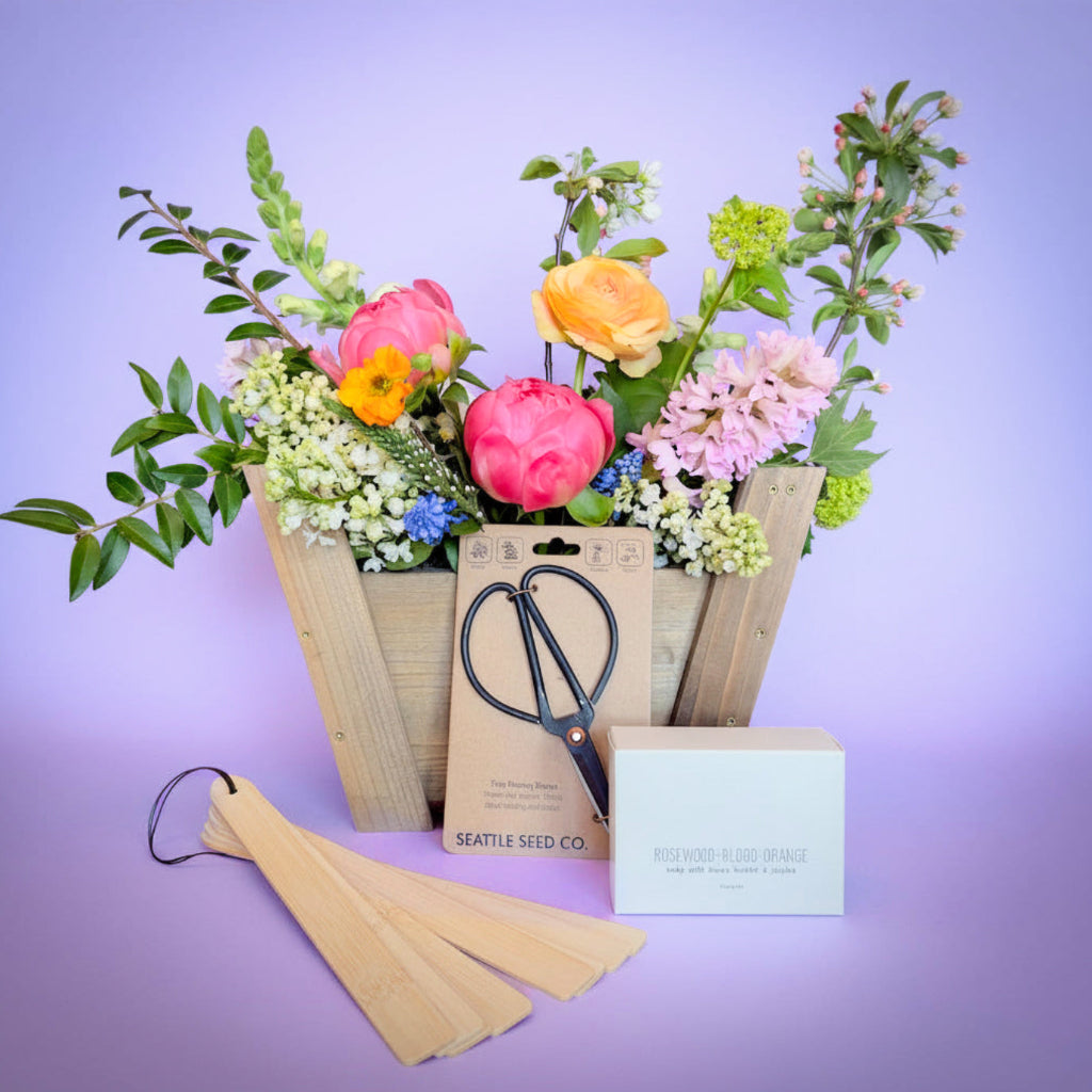 flower seed gift baskets The Gardener Petit Panier
